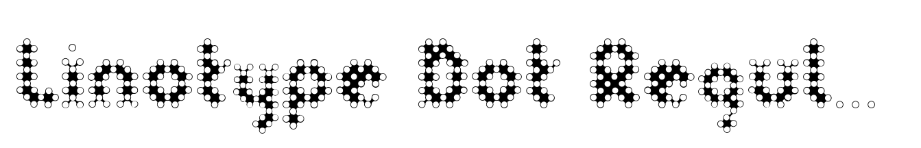 Linotype Dot Regular